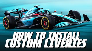 F1 22 How To CREATE A CUSTOM LIVERY Tutorial Part 2 [upl. by Eskil785]