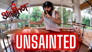 SLIPKNOT  UNSAINTED  DRUM COVER [upl. by Bernat]