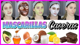 5 Mascarillas Caseras para tener la PIEL PERFECTA Y BONITA SIN ACNÉ Y SIN MARCAS  NatyGloss [upl. by Elliott]