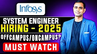 Infosys Hiring offcampusoncampus   Infosys System Engineer [upl. by Steen715]