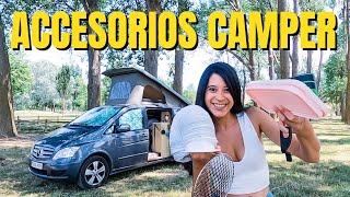 ➕ 30 ACCESORIOS imprescindibles para FURGONETAS CAMPER y AUTOCARAVANAS  Vanlife [upl. by Tfat]