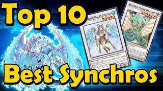 Top 10 Best Synchro Monsters of All Time in YuGiOh [upl. by Tirma750]