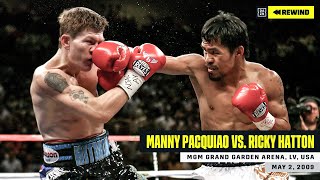 FULL FIGHT  Manny Pacquiao vs Ricky Hatton DAZN REWIND [upl. by Madai]