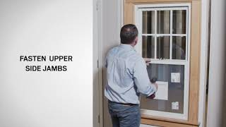 100 Series SingleHung Insert Window Installation Demo  Andersen Windows [upl. by Eilyak793]