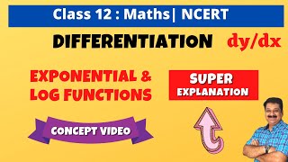 Differentiation exponential and log functions 12th Maths NCERT How to differentiate [upl. by Edna]