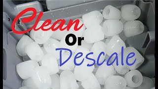 How To Clean Descale Portable Countertop Ice Maker Easy Simple [upl. by Terrence]