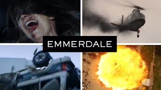 Emmerdale  Most Devastating Crashes [upl. by Dnalrah763]