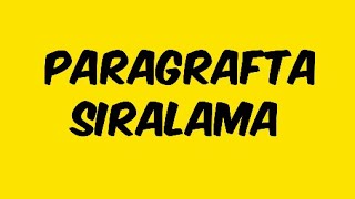 PARAGRAFTA SIRALAMA [upl. by Coombs]