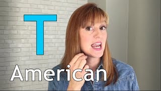 American Accent Training  American T  Flap T [upl. by Gerdi]