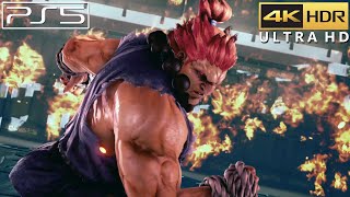 Tekken 7 PS5 4K HDR Gameplay  Akuma vs Heihachi [upl. by Marlena918]