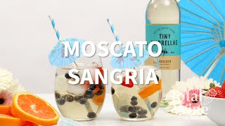 Moscato Sangria Cocktail Recipe [upl. by Enylrac]