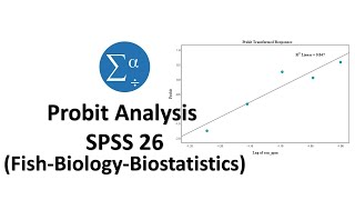 Probit Analysis in SPSS  Biostatistics  Statistics Bio7 [upl. by Aneerahs637]