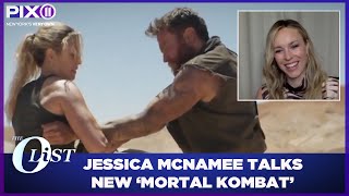 Mortal Kombat Jessica McNamee on playing Sonya Blade in franchises new film [upl. by Sascha]