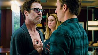 Tony Stark And Steve Rogers Argument Scene In Hindi  Avengers Endgame Movie CLIP HD [upl. by Hamish]