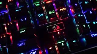 Redragon K556 RGB LED Backlit Wired Mechanical Gaming Keyboard [upl. by Luce435]