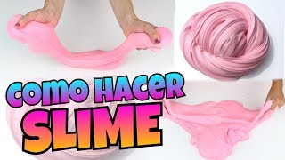 DIY  Como Hacer SLIME  FÁCIL Y SIN BÓRAX  NatyGloss [upl. by Ardnuassac]