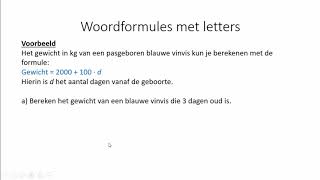 Woordformules met letters 1 HAVOVWO amp 1 VWO [upl. by Badr]