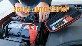 S ZEVZO 2500A Jump Starter [upl. by Adalheid368]