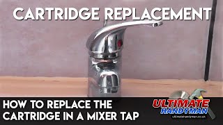 How to replace the cartridge in a mixer tap [upl. by Eilyr]