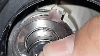 How to change citroen berlingopeugeot partner headlight bulb [upl. by Durham172]