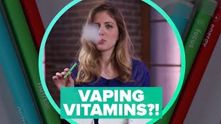 Can you vape vitamins We test it out [upl. by Nalehp]