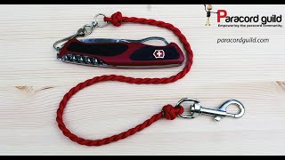 Simple paracord pocket knife lanyard [upl. by Sum808]