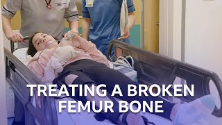 A Broken Femur  The Childrens Hospital  BBC Scotland [upl. by Travis]