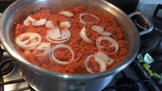 How To Cook Nigerian Jollof Rice [upl. by Eesdnyl941]