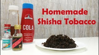 Homemade Shisha Tobacco  Rum and cola flavor [upl. by Bigner477]