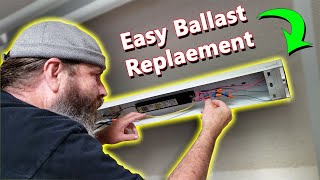 How To Replace your Fluorescent Light Ballast EASILY [upl. by Ecarg92]