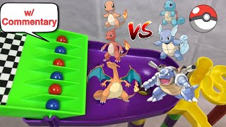 Squirtle Evolution vs Charmander Evolution Pokemon Marble Race  Pokemon Rush [upl. by Vivi]