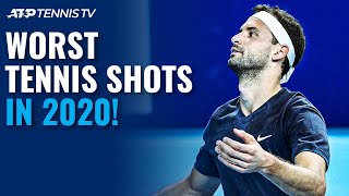 Worst Tennis Shots amp Misses in 2020 😳 [upl. by Farrah130]