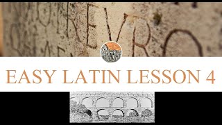 Easy Latin Lesson 4  Learn Latin Fast with Easy Lessons  Latin Lessons for Beginners  Latin 101 [upl. by Ekralc159]