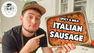 THE BEST Italian Sausage Recipe  From Scratch [upl. by Ahsen760]