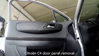 Citroën C4 2004–2010 door panel removal [upl. by Chally]