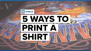 5 Ways to Print a Shirt [upl. by Aicele]