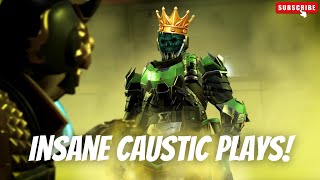 HIGH SKILL CAUSTIC GAMEPLAY Apex Legends Season 21 [upl. by Evadnee]