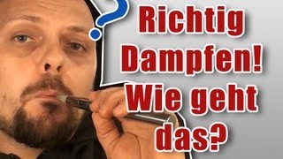 EZigarette richtig rauchen EinsteigerVideo [upl. by Buna]