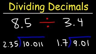 Dividing Decimals  Not So Easy [upl. by Meadow149]