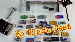 25 Razor Blades durability tested [upl. by Eatnoled]