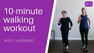 10minute Indoor Walking Workout for Seniors Beginner Exercisers [upl. by Massarelli]