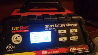 Everstart smart battery charger [upl. by Ajssatan116]