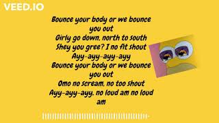 Ruger  Bounce Lyric Video [upl. by Avrit]