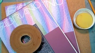 How to Stretch Watercolor Paper cheap amp easy method [upl. by Llenet]