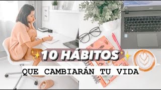 10 HÁBITOS QUE CAMBIARAN TU VIDA  COMO SER PRODUCTIVO  🧡 Jessi Franquet 🧡 [upl. by Ludlew]