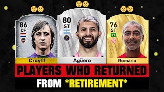 FOOTBALLERS Who RETURNED From RETIREMENT 💀😲 [upl. by Nnil]