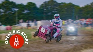 Inside the Indy 500 of Lawnmower Races [upl. by Becker566]