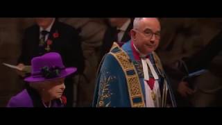 Thou Whose Almighty Word Hymn Westminster Abbey Armistice Centenary with Lyrics [upl. by Ahsieken]