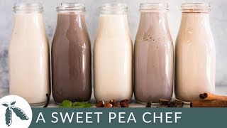 How to Make Coffee Creamer  5 Easy Flavors  A Sweet Pea Chef [upl. by Lauro78]