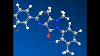 ChemDraw tutorial 2  3D model [upl. by Hoffer]